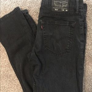 Men’s black Levi jeans